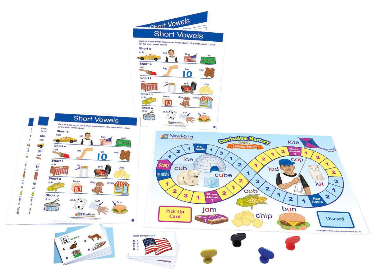 LEARNING CENTERS ELA/READING GR. 1-2 SHORT VOWELS