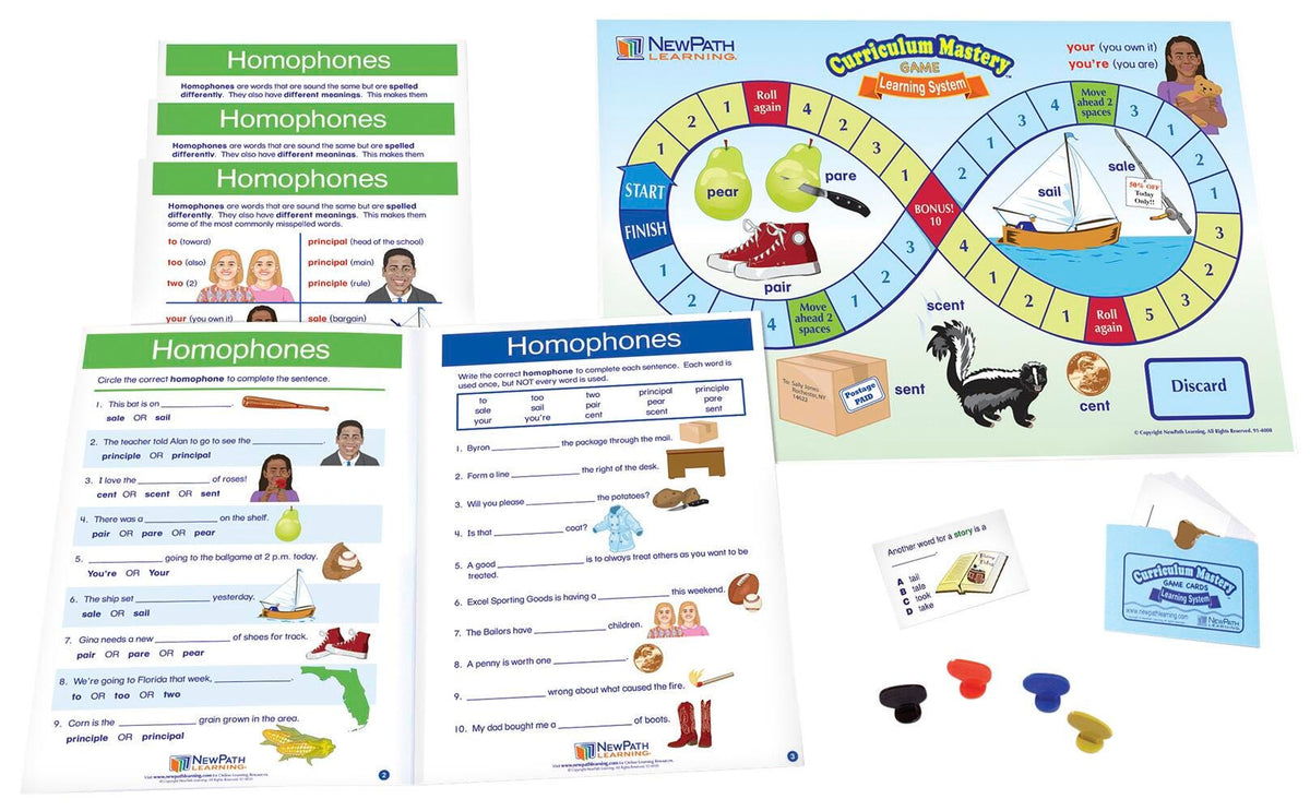 LEARNING CENTERS ELA/READING GR. 3-5 HOMOPHONES