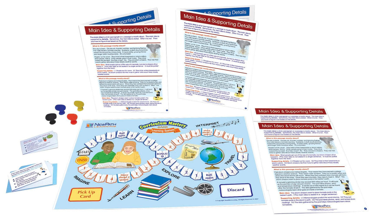 LEARNING CENTERS ELA/READING GR. 3-5 MAIN IDEA AND SUPPORTING DETAILS