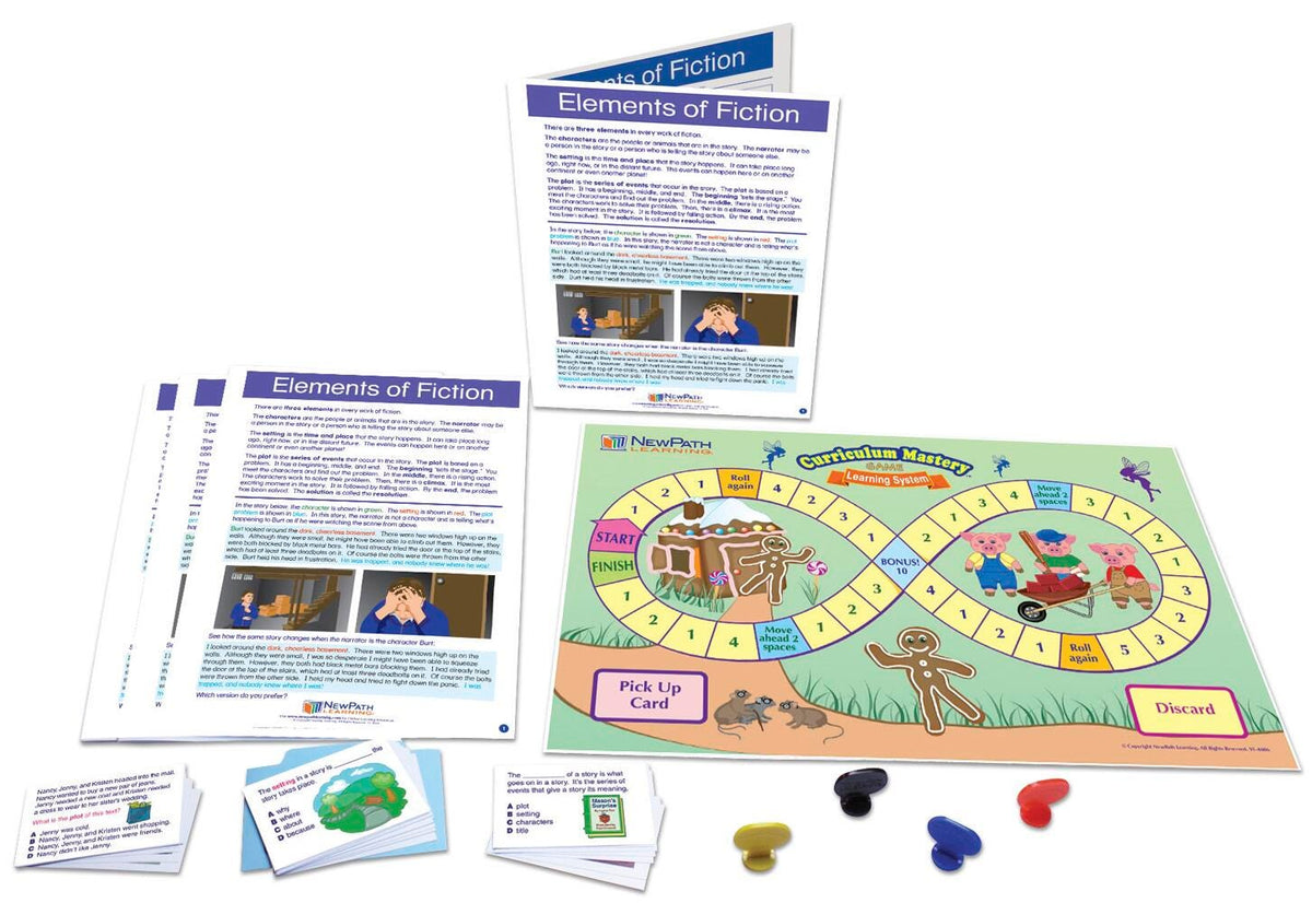 LEARNING CENTERS ELA/READING GR. 3-5 ELEMENTS OF FICTION