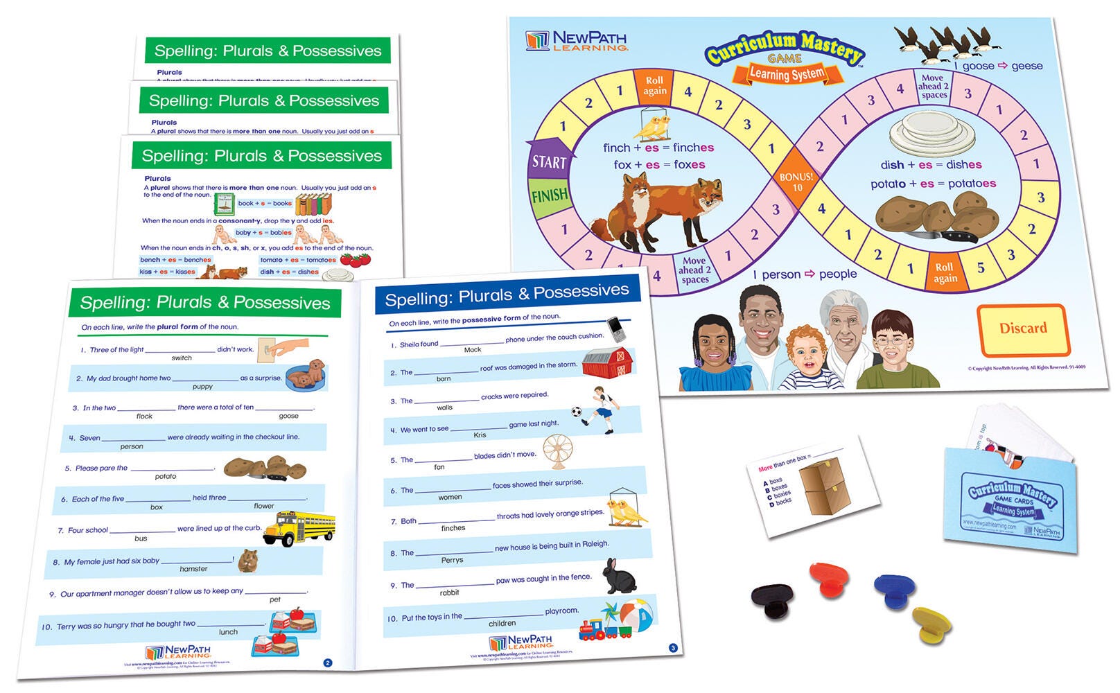 LEARNING CENTERS ELA/READING GR. 3-5 SPELLING - PLURALS AND POSSESSIVES