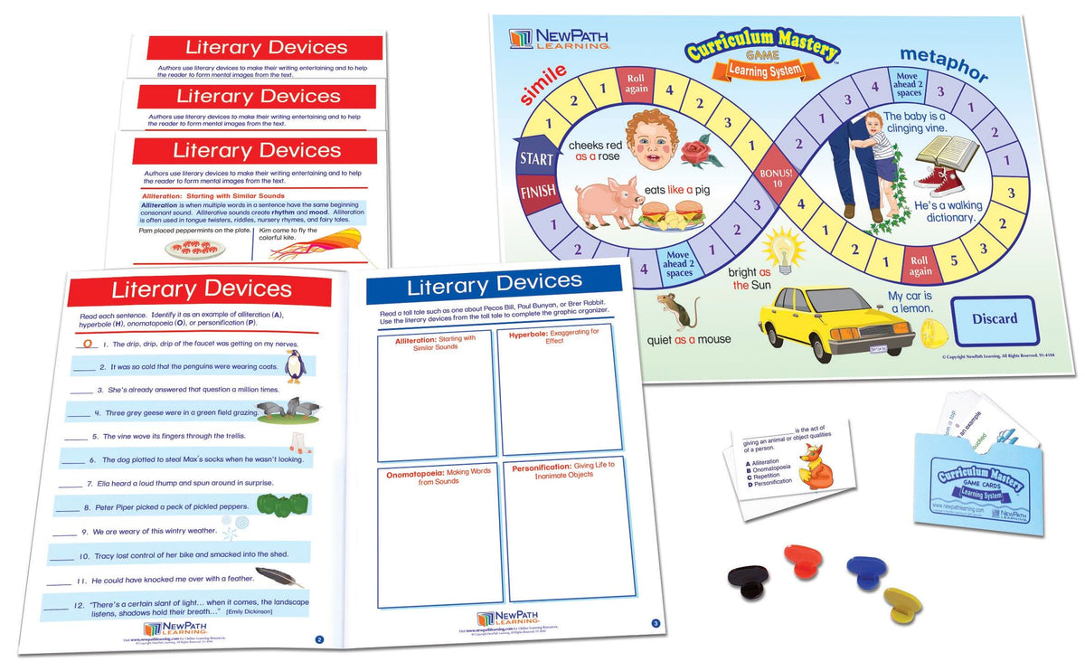 LEARNING CENTERS ELA/READING GR. 3-5 LITERARY DEVICES