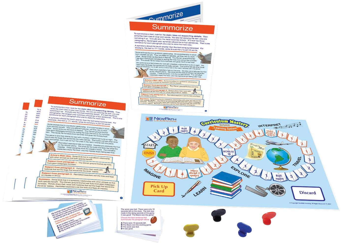 LEARNING CENTERS ELA/READING GR. 3-5 SUMMARIZE