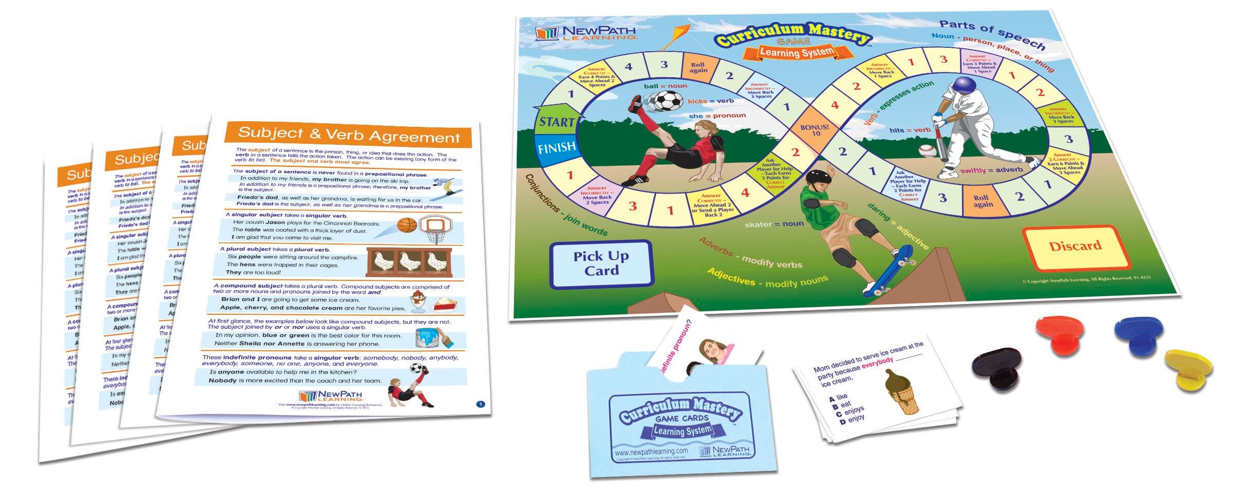 LEARNING CENTERS ELA/READING GR. 6-9 SUBJECT AND VERB AGREEMENT