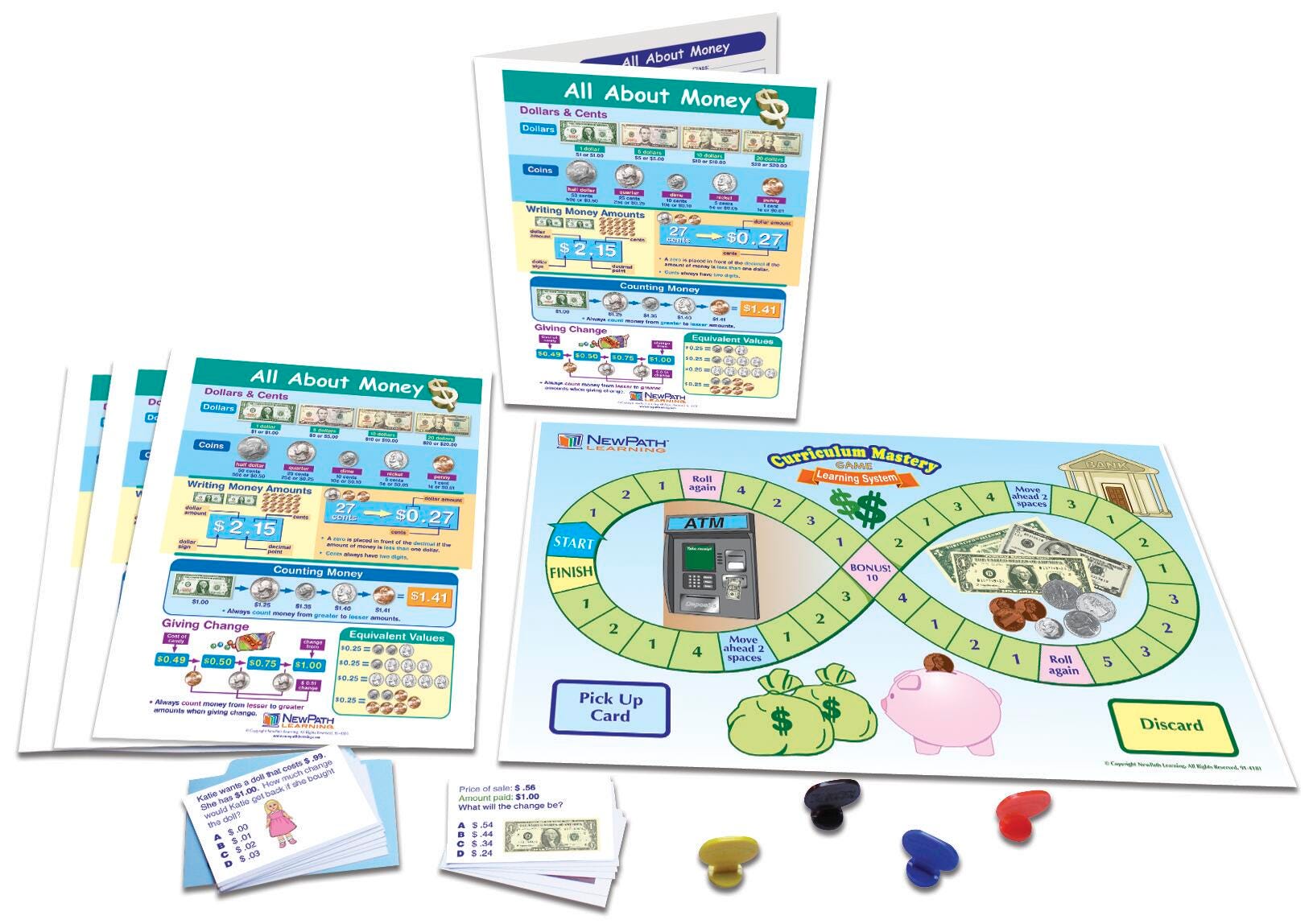 LEARNING CENTERS MATH GR. 3-5 ALL ABOUT MONEY