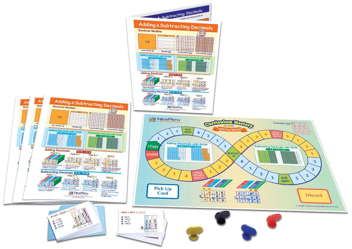 LEARNING CENTERS MATH GR. 3-5 ADDING AND SUBTRACTING DECIMALS
