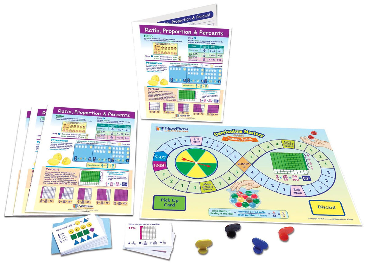 LEARNING CENTERS MATH GR. 3-5 RATIO PROPORTION AND PERCENT