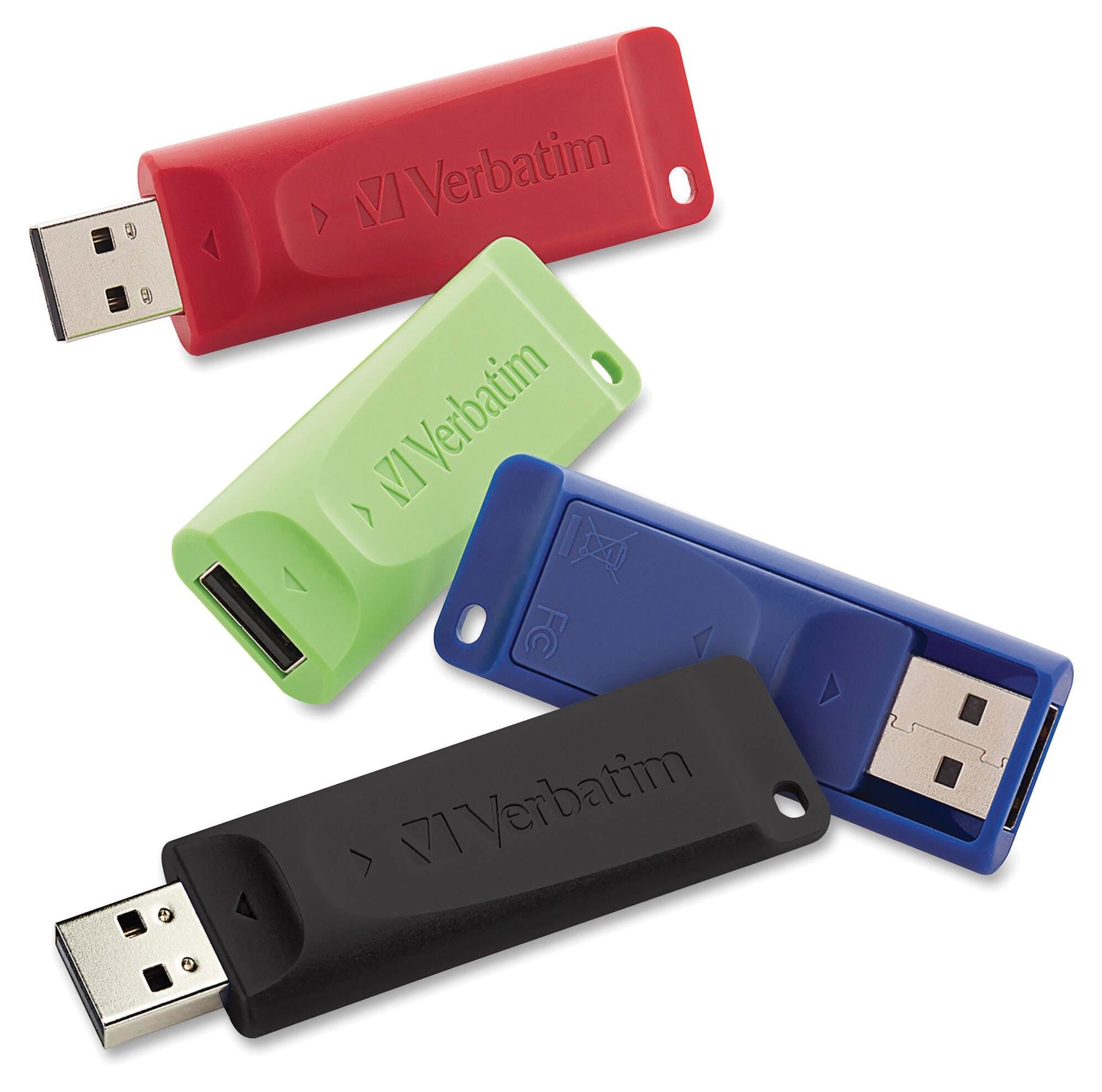 FLASH DRIVE USB 2.0 STORE N GO 16 GB PK OF 4 VERBATIM VER99123