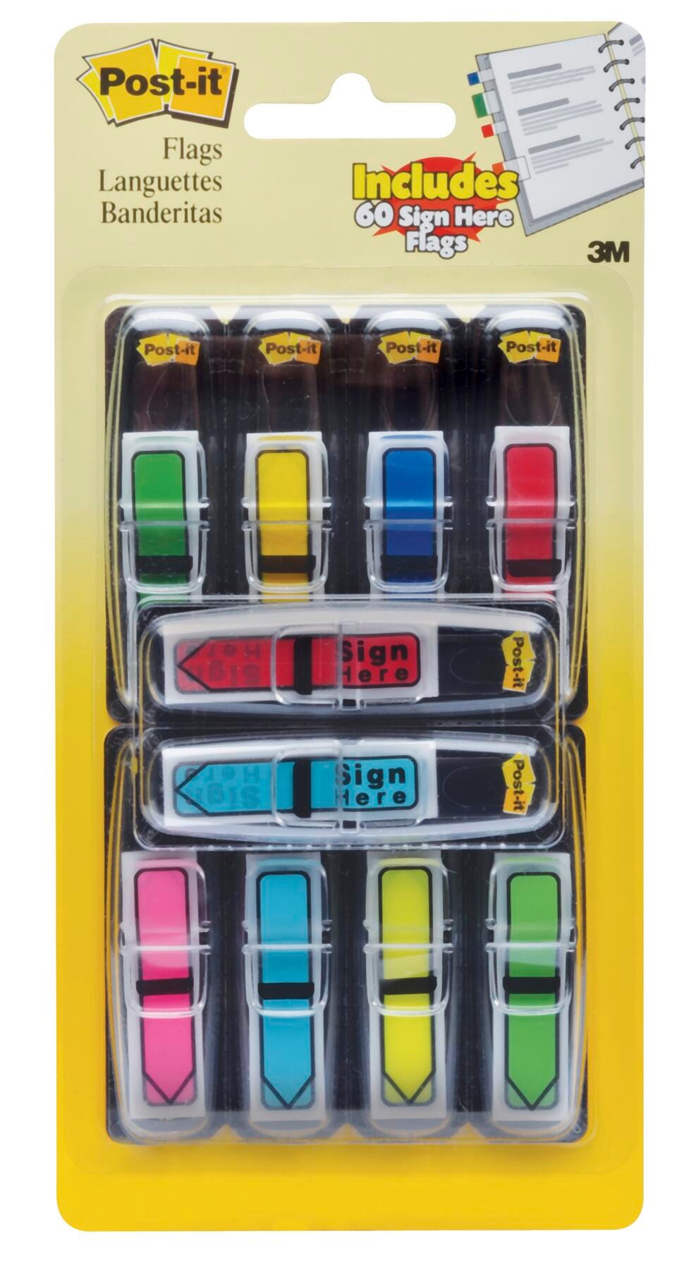 FLAGS POST-IT ARROW VALUE PK AND 60 SIGN HERE 252 FLAGS
