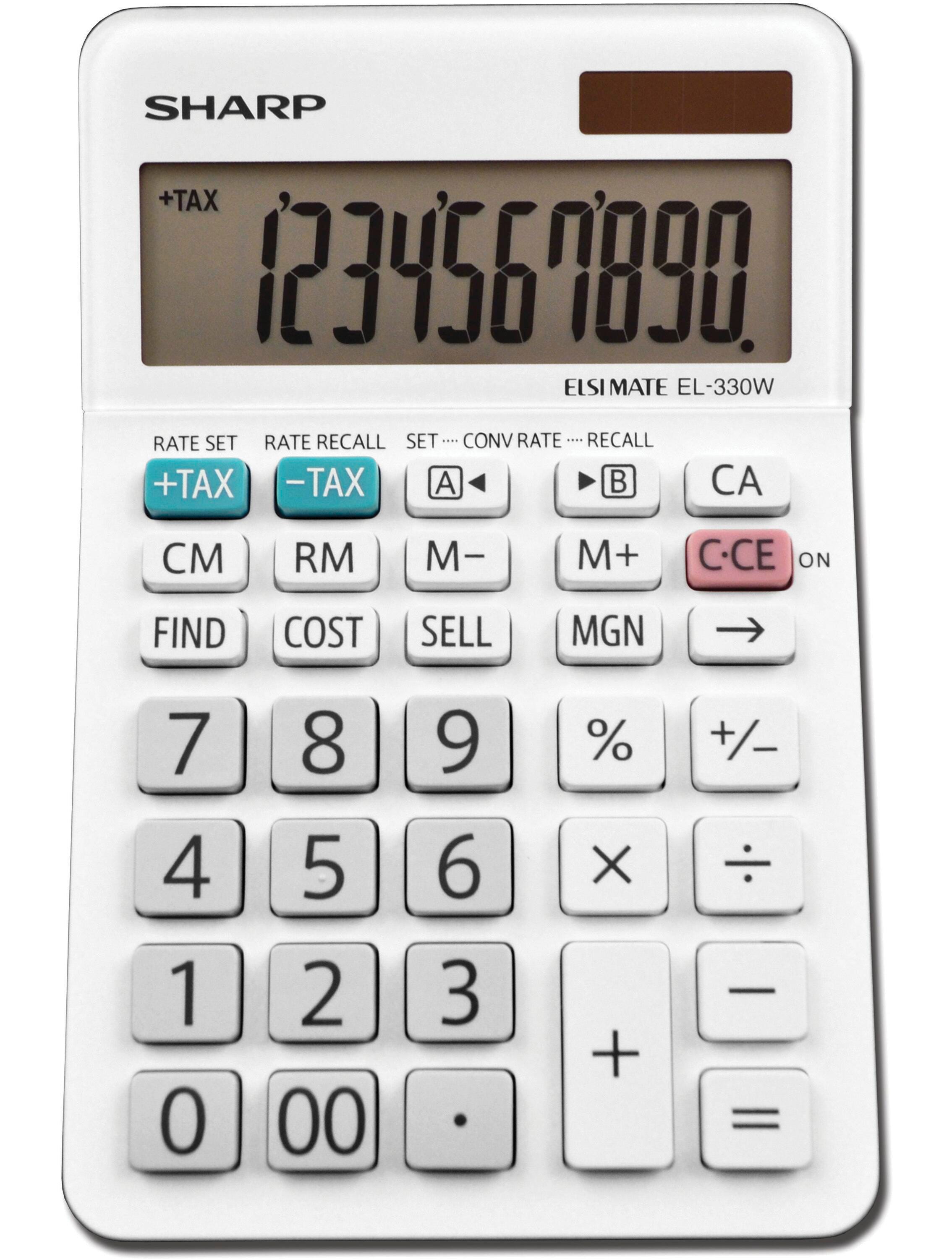 CALCULATOR OFFICE 10-DIGIT SHREL330WB