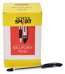 PEN GRIP MEDIUM BALLPOINT BLACK SCHOOL SMART PACK OF 48