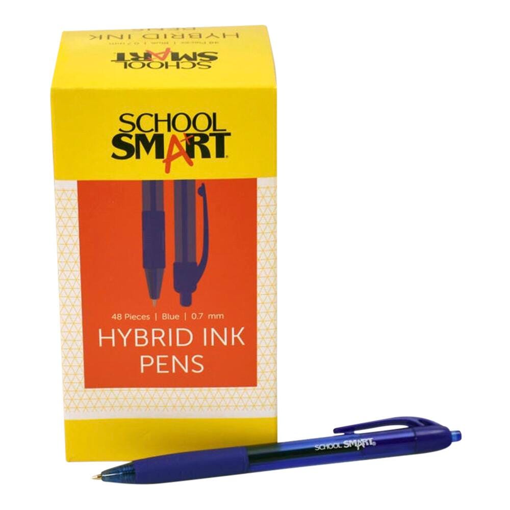 PEN GRIP HYBRID INK BLUE SCHOOL SMART PACK OF 48
