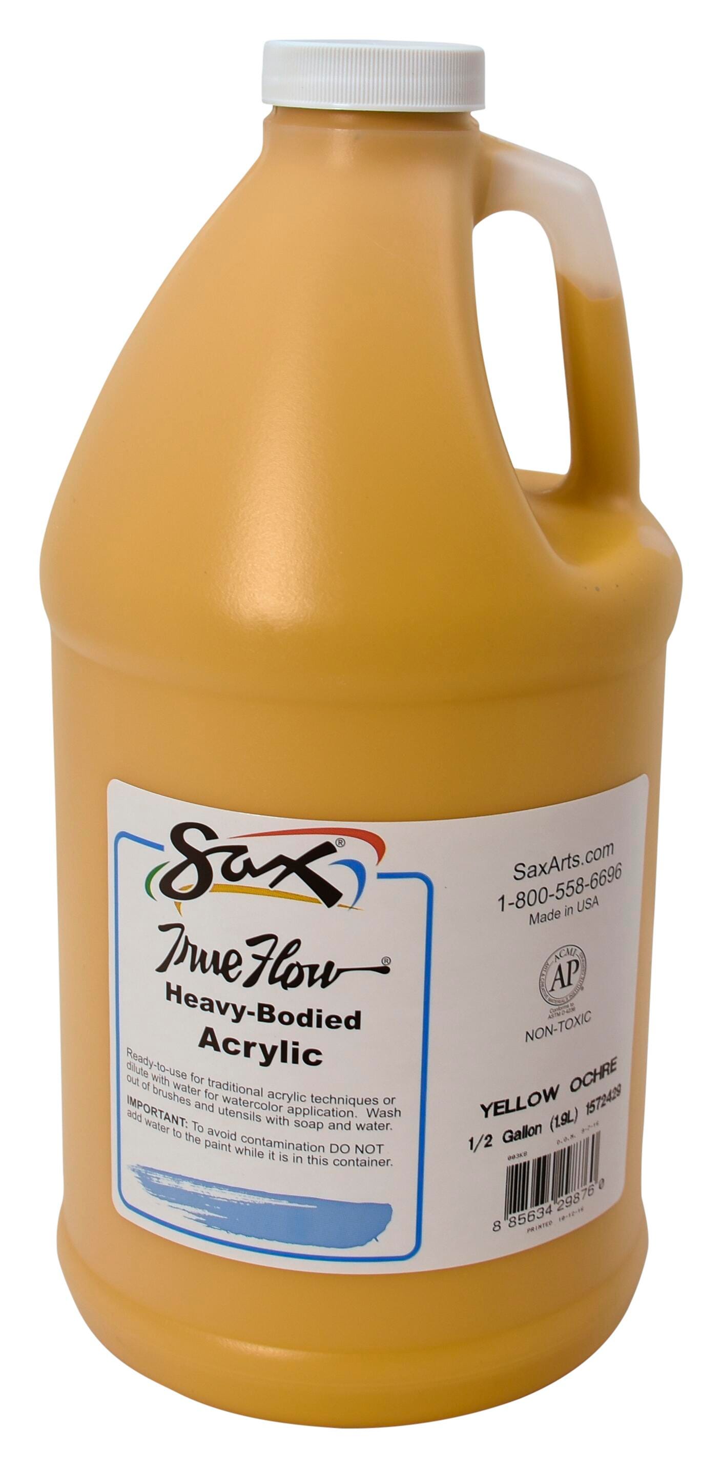 PAINT ACRYLIC HB SAX YELLOW OCHRE HALF GALLON