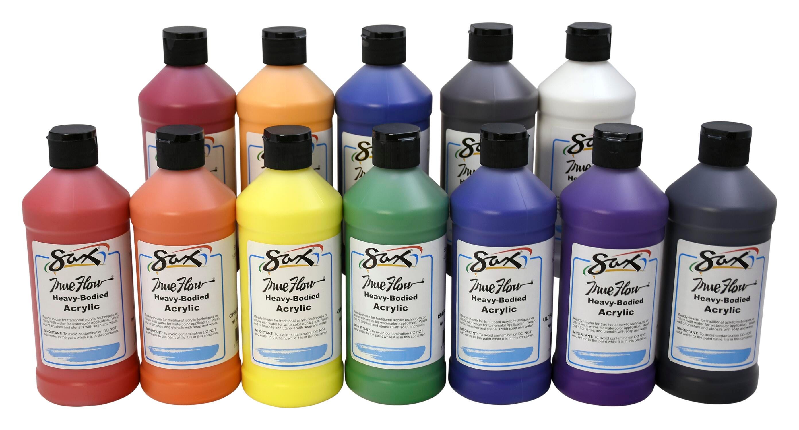 PAINT ACRYLIC HB SAX PINT ASST COLORS SET OF 12