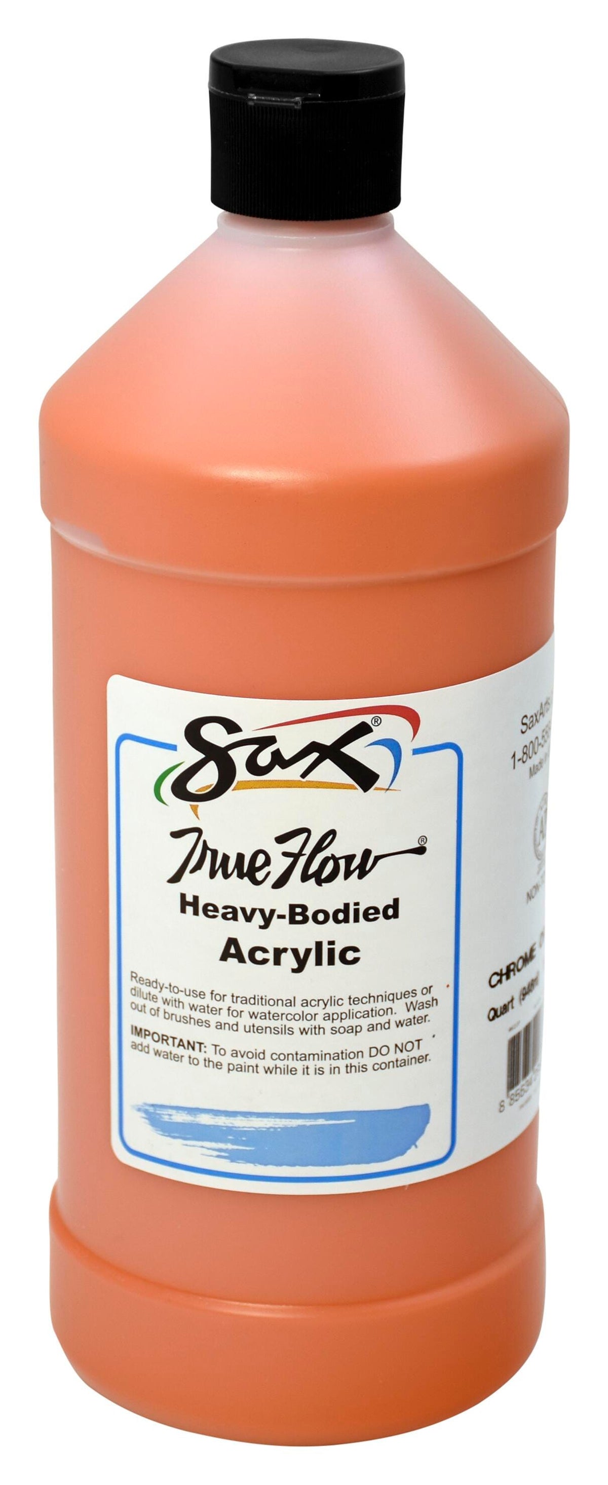 PAINT ACRYLIC HB SAX CHROME ORANGE QUART