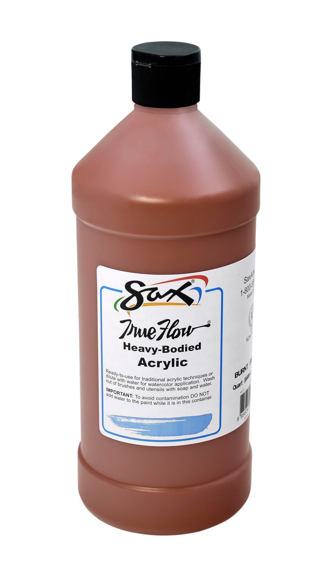 PAINT ACRYLIC HB SAX BURNT SIENNA QUART