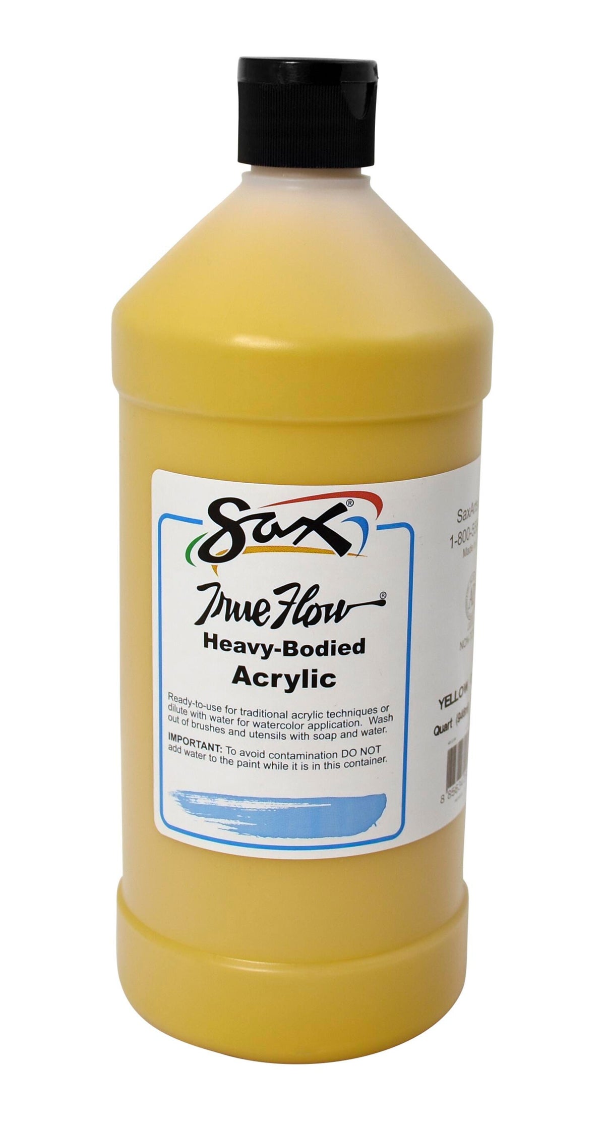 PAINT ACRYLIC HB SAX YELLOW OCHRE QUART