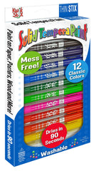 PAINT TEMPERA SOLID THIN KWIK STIX CLASSIC SET OF 12