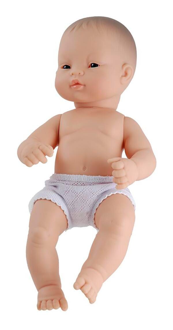 NEWBORN BABY DOLL ASIAN GIRL 12-5/8 IN H