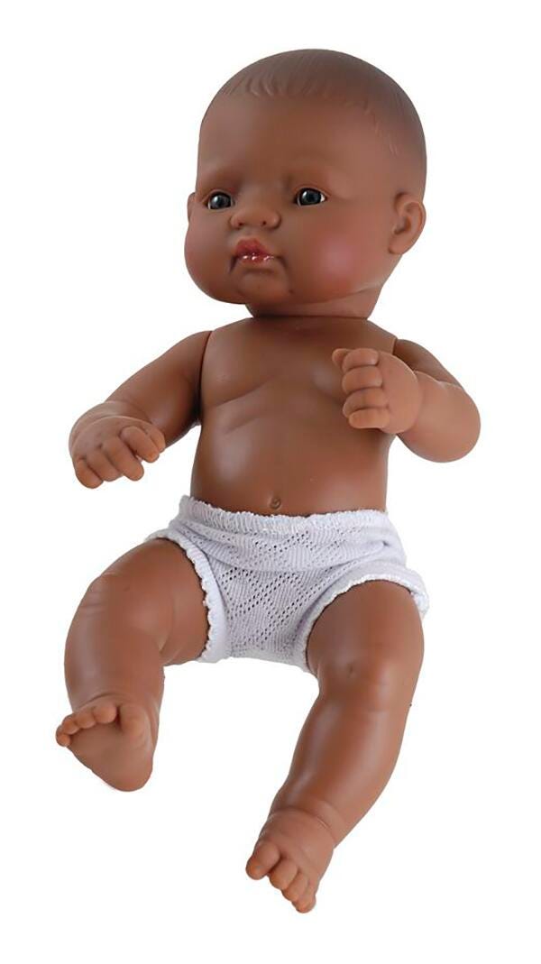 NEWBORN BABY DOLL HISPANIC GIRL 12-5/8 IN H