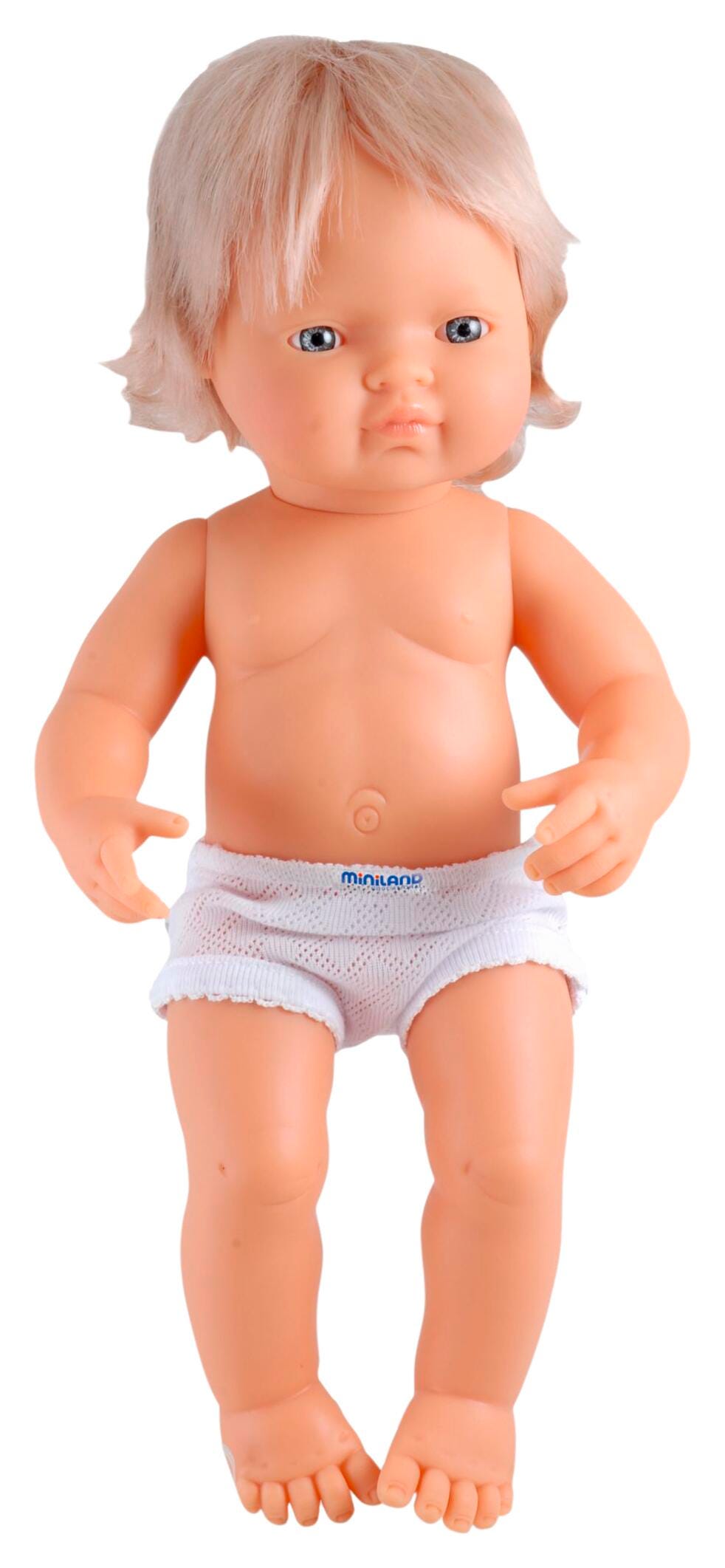 DOLL CAUCASIAN GIRL 15 IN H