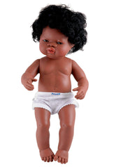 DOLL AFRICAN GIRL 15 IN H