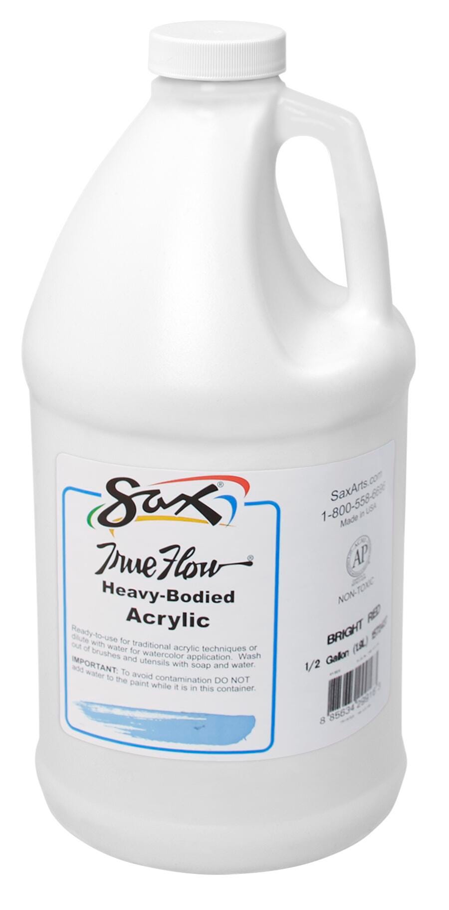 PAINT ACRYLIC HB SAX BLOCKOUT WHITE HALF GALLON