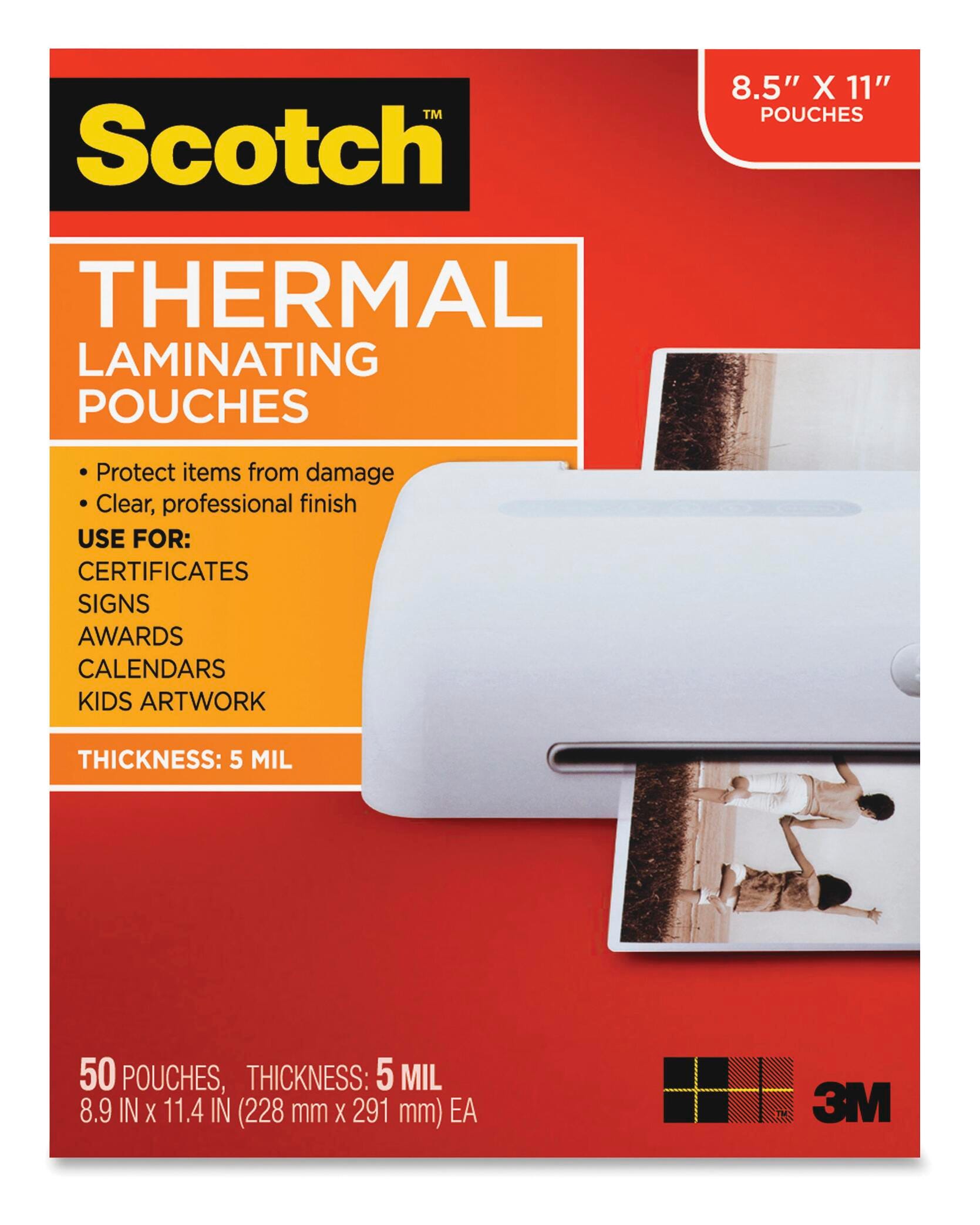 POUCH LAMINATION 8-9/10 X 11-1/3 INCH - PACK OF 50
