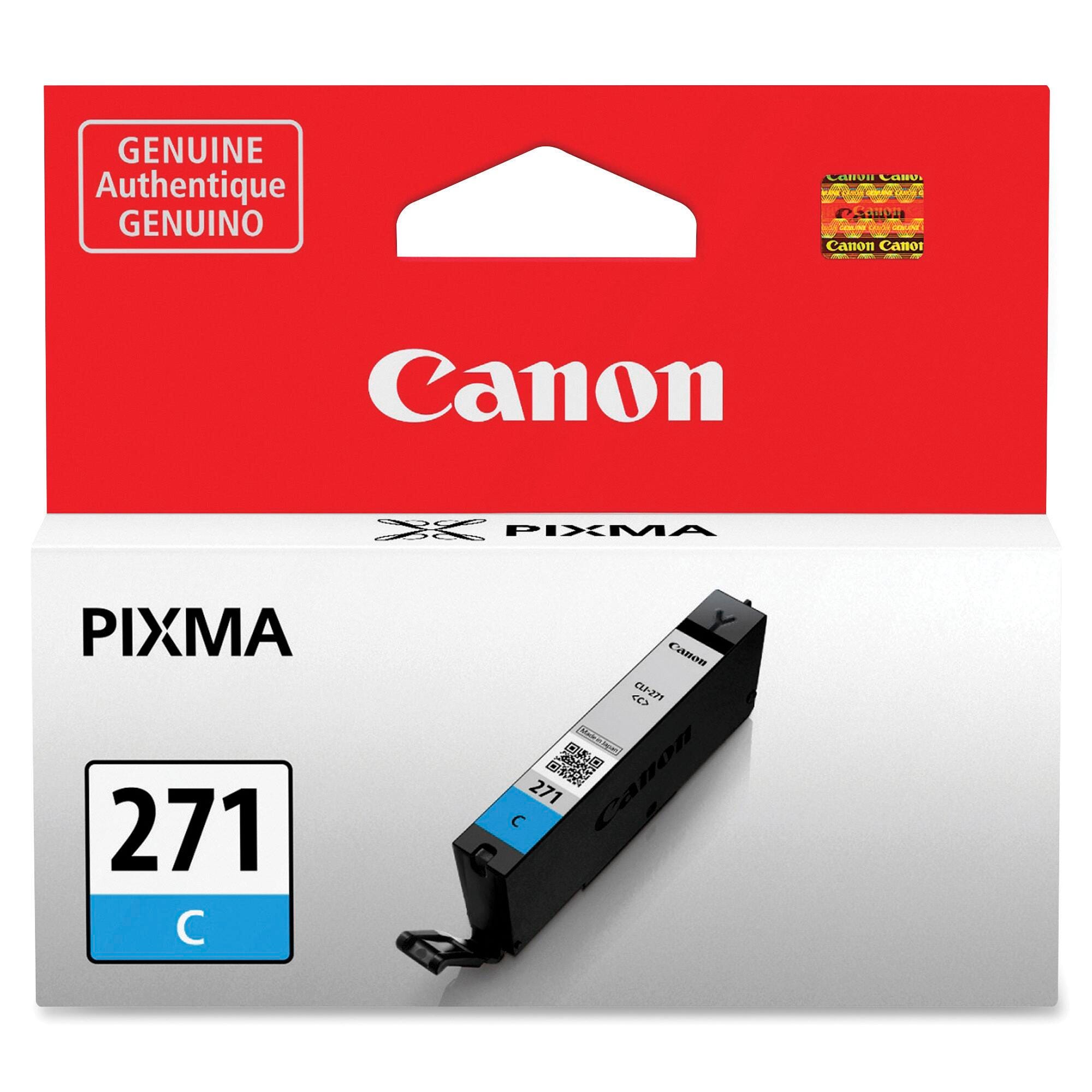 CARTRIDGE INK TONER CANON CNMCLI271C CYAN