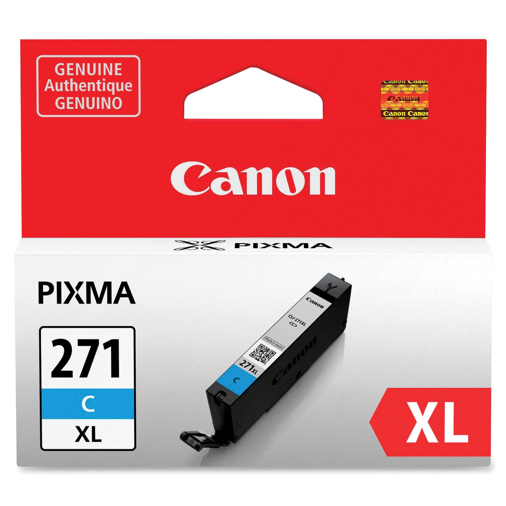 CARTRIDGE INK TONER CANON CNMCLI271XLC CYAN