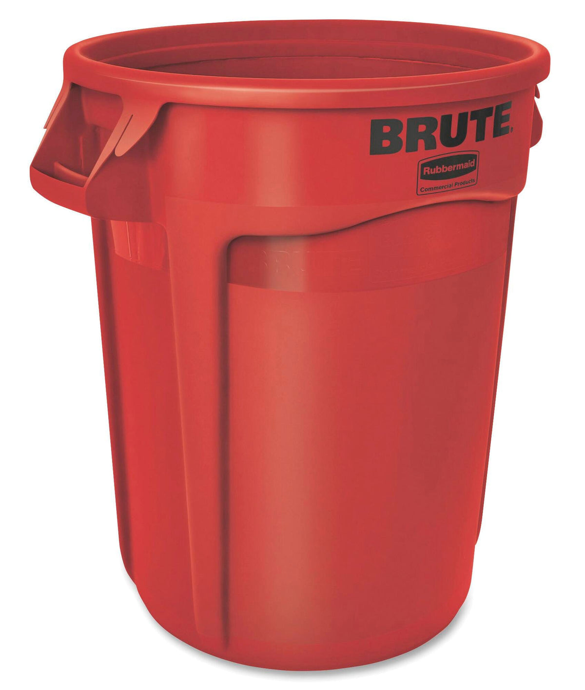 RECEPTACLE - BRUTE VENTED CONTAINER - 32 GALLON CAPACITY - 27-3/10 H IN - RED COLOR - EACH