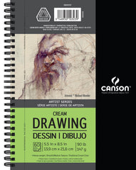 PAD DRAWING ARTIST SERIES CANSON 5.5X8.5 IN 90 LB 60 SHTS
