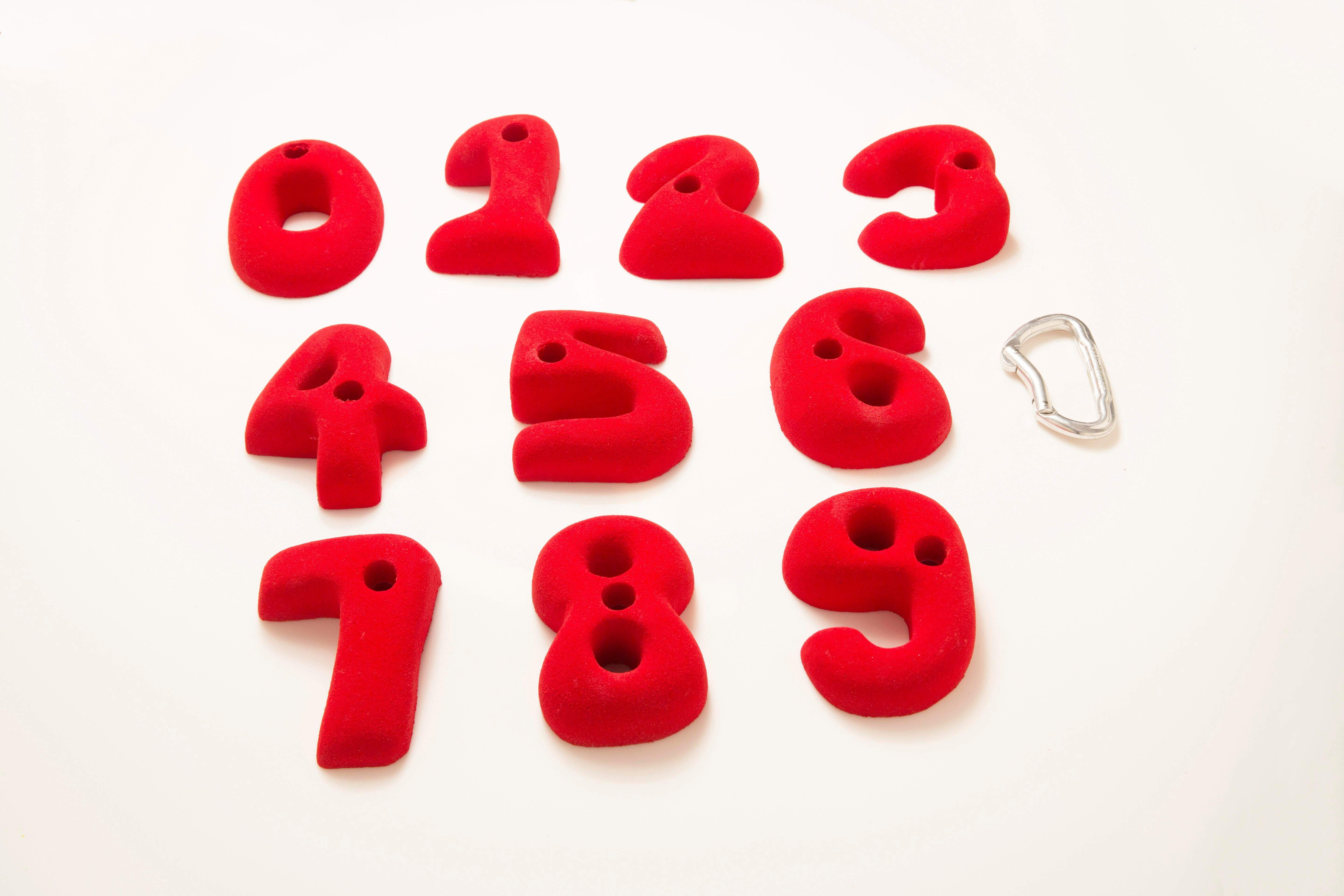 GROPERZ NUMBERS HAND HOLDS SET OF 10