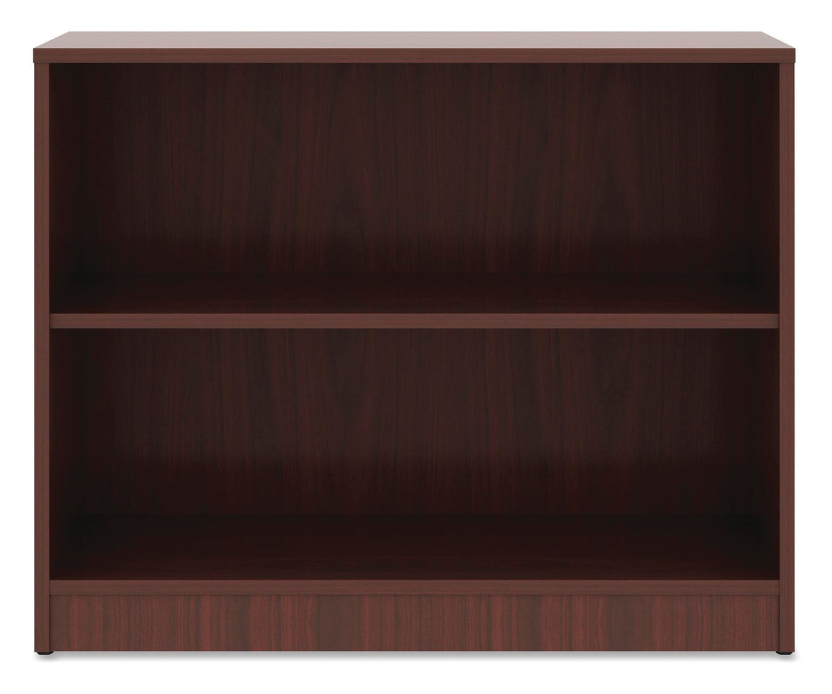 BOOKCASE - 2 SHELF - MAHOGANY