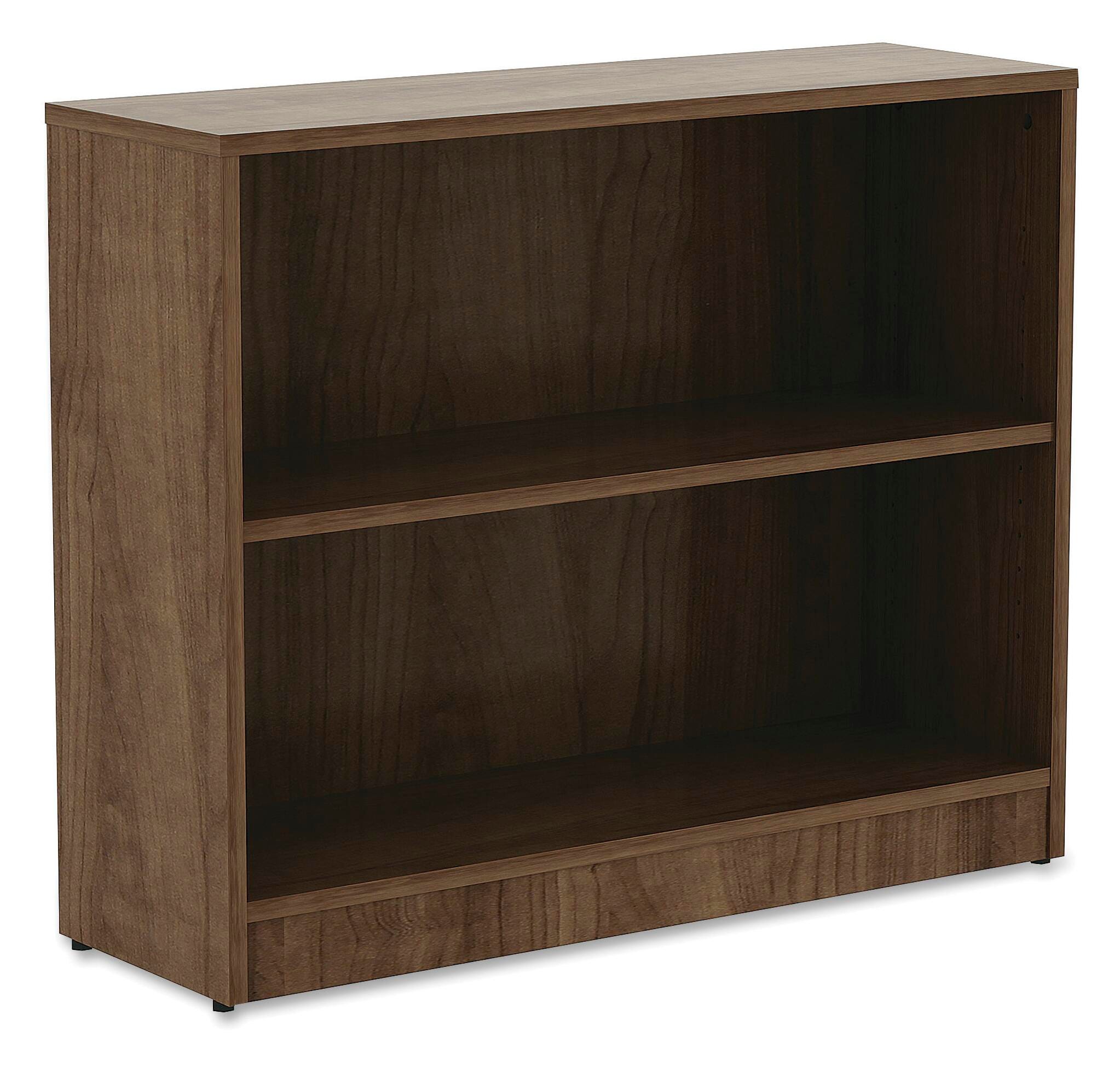 BOOKCASE - 2 SHELF - WALNUT
