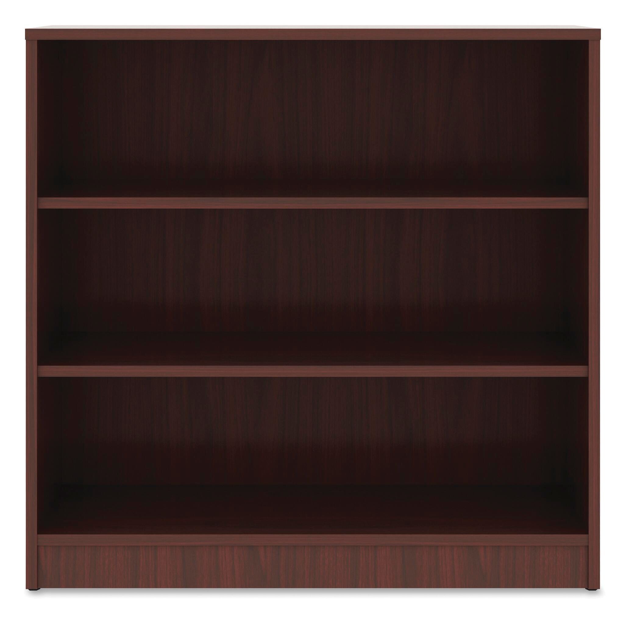 BOOKCASE - 3 SHELF - MAHOGANY