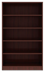 BOOKCASE - 5 SHELF - MAHOGANY