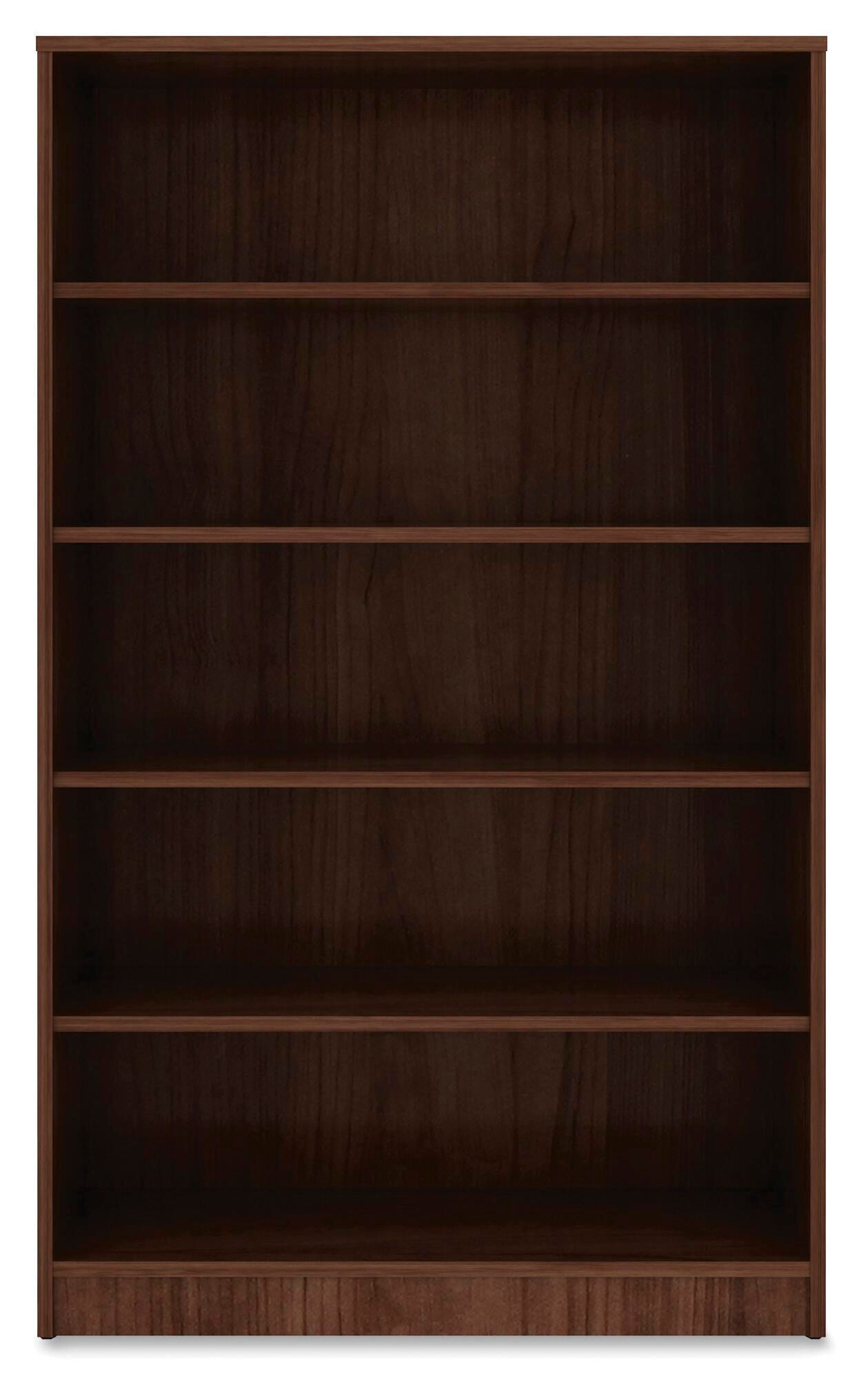 BOOKCASE - 5 SHELF - WALNUT
