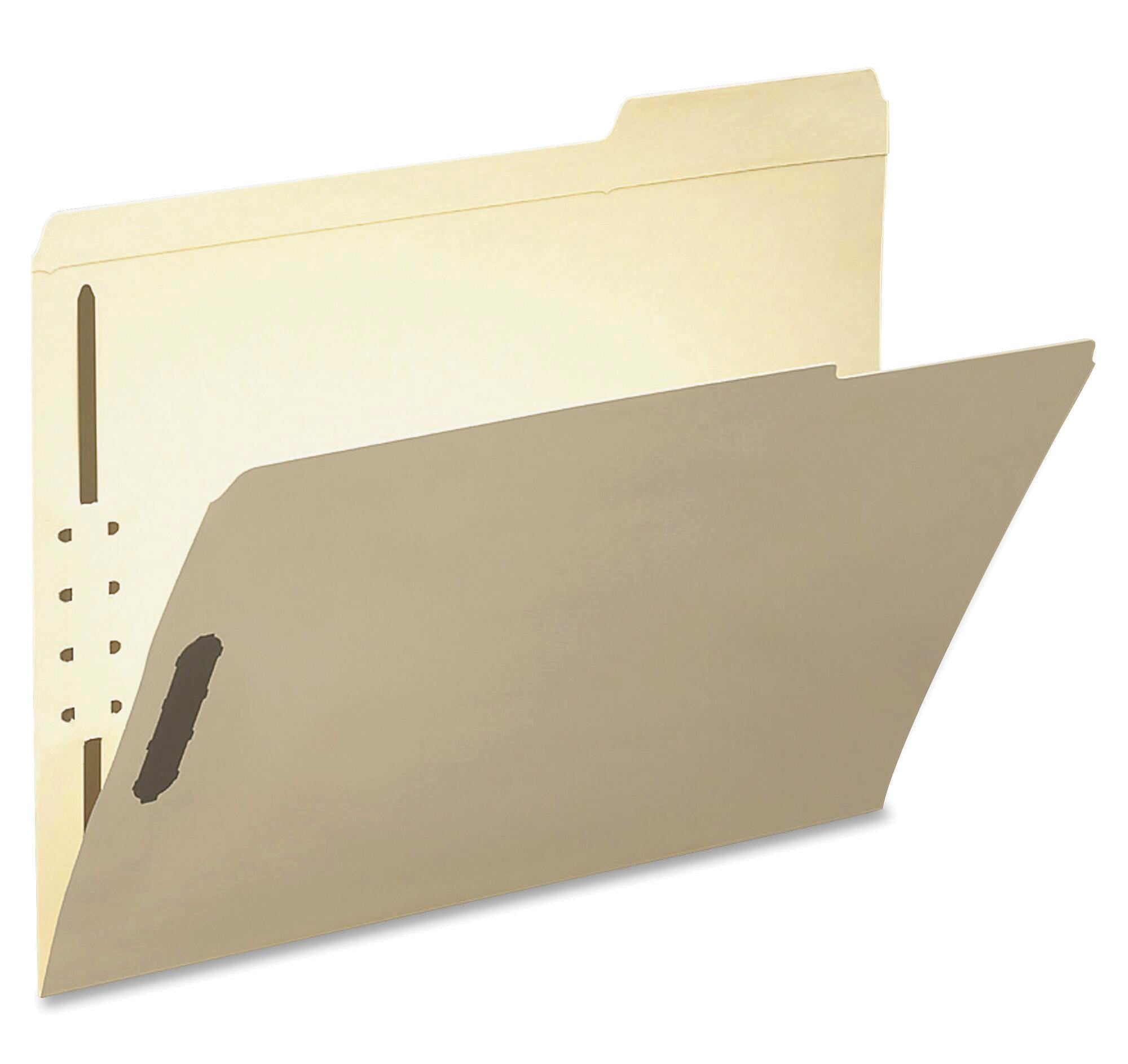 FASTENER FOLDER LETTER 1/3 CUT B STYLE PK OF 50 SMD14538