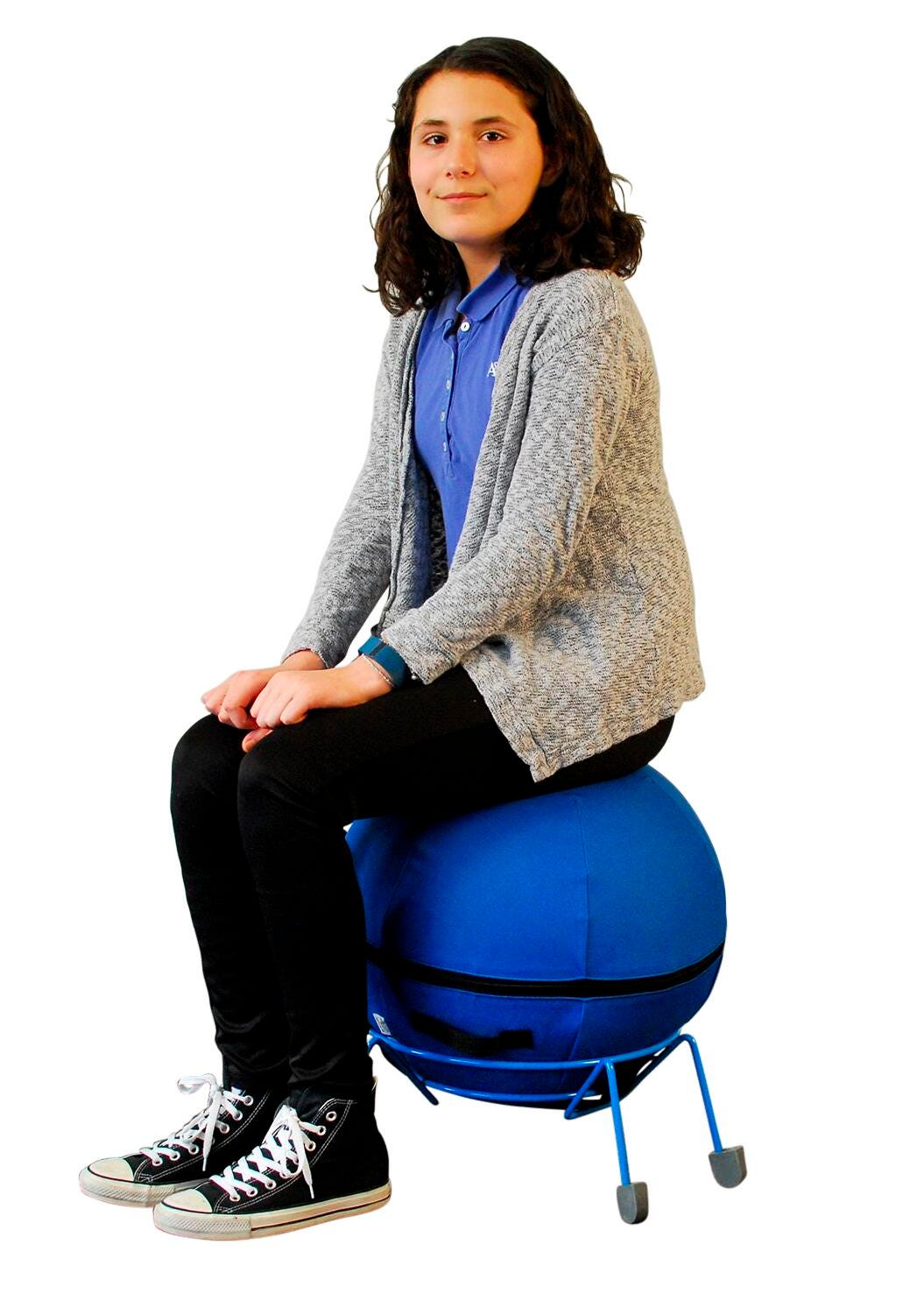 FITNESS ON THE JOB - MEDIUM ALERT SEAT - BLUE BASE - SPECIFY SEAT COLOR