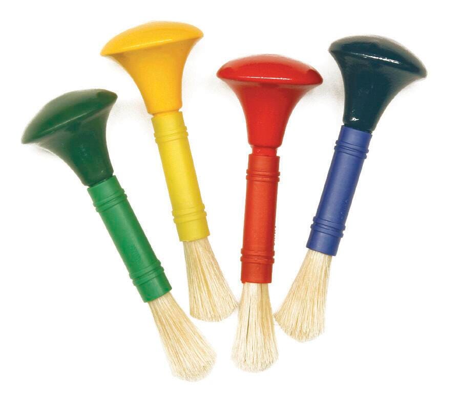 BRUSH KNOB HANDLE PAINT PACK OF 4