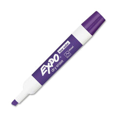 MARKER DRY ERASE EXPO LOW ODOR CHISEL PURPLE PACK OF 12