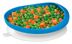 SCOOP PLATE WITH SUCTION CUP BASE