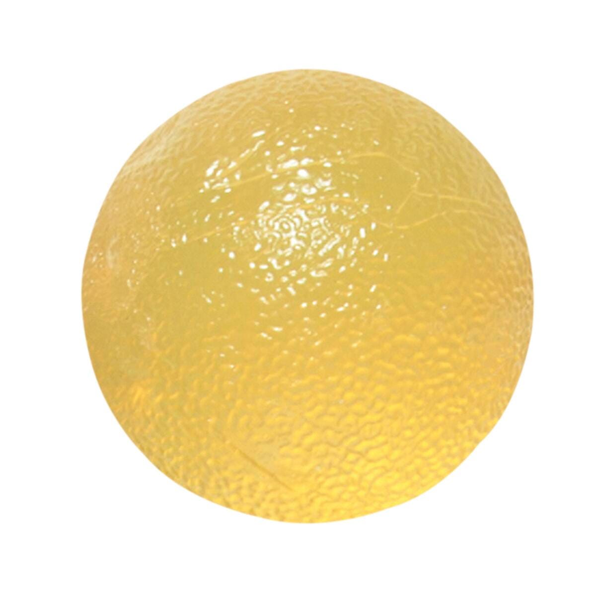 CANDO GEL SQUEEZE BALL - STANDARD CIRCULAR - YELLOW - X-LIGHT