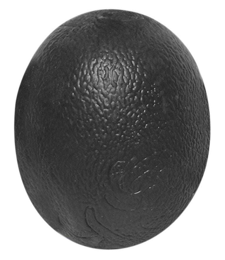 CANDO GEL SQUEEZE BALL - LARGE CYLINDRICAL - BLACK - X-HEAVY