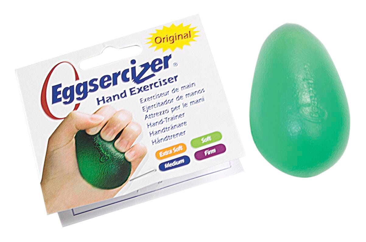 EGGSERCIZER HAND EXERCISER - GREEN- SOFT