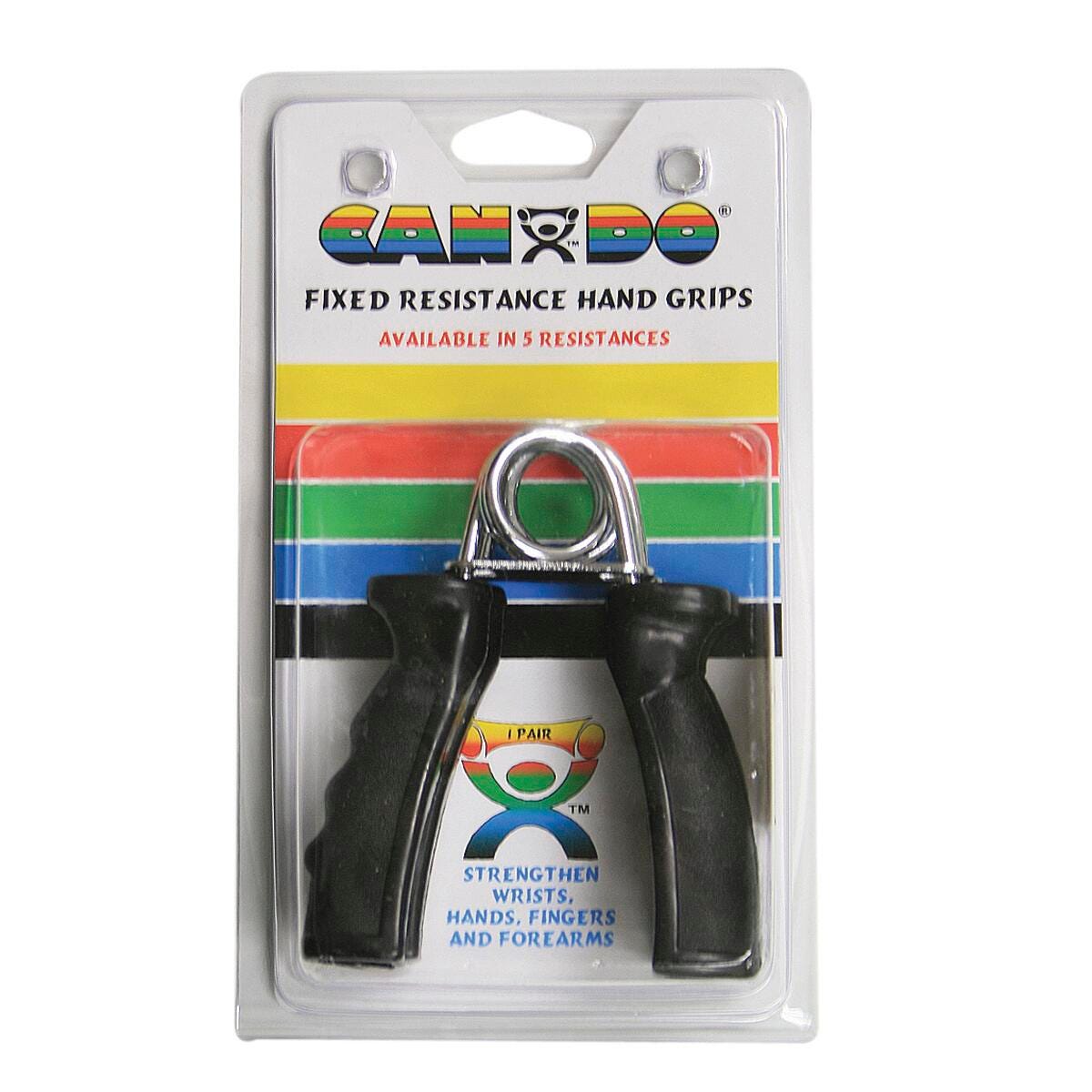 CANDO ERGONOMIC HAND GRIP- BLACK- X-HEAVY - 48 LB - SET OF 2