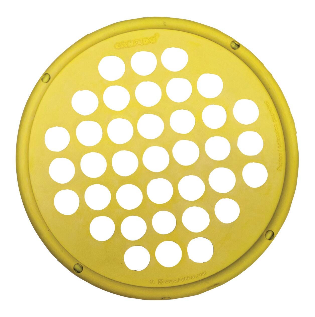 CANDO HAND EXERCISE WEB - LOW POWDER - 7IN DIAMETER - YELLOW - X-LIGHT
