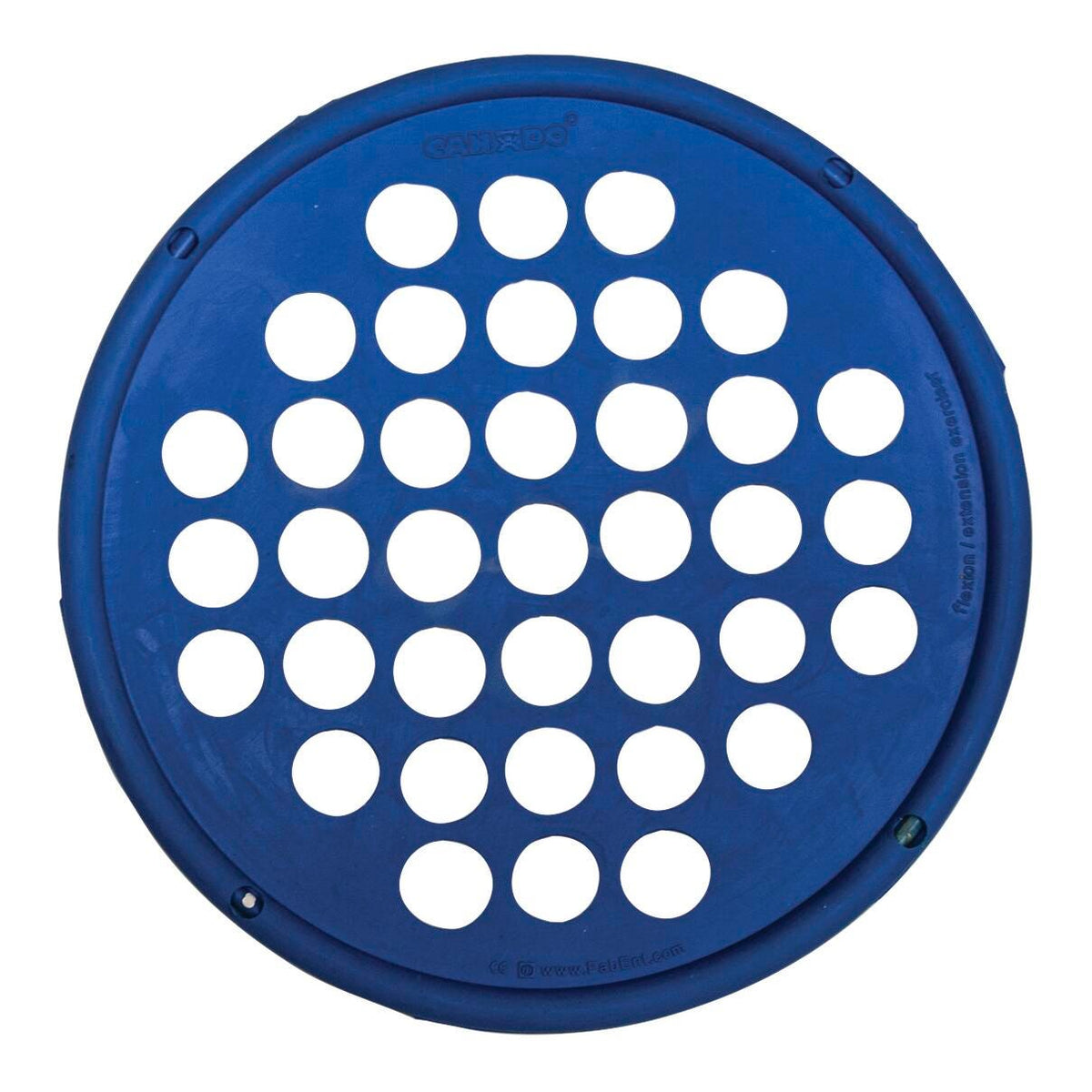 CANDO HAND EXERCISE WEB - LATEX FREE - 7IN DIAMETER - BLUE - HEAVY
