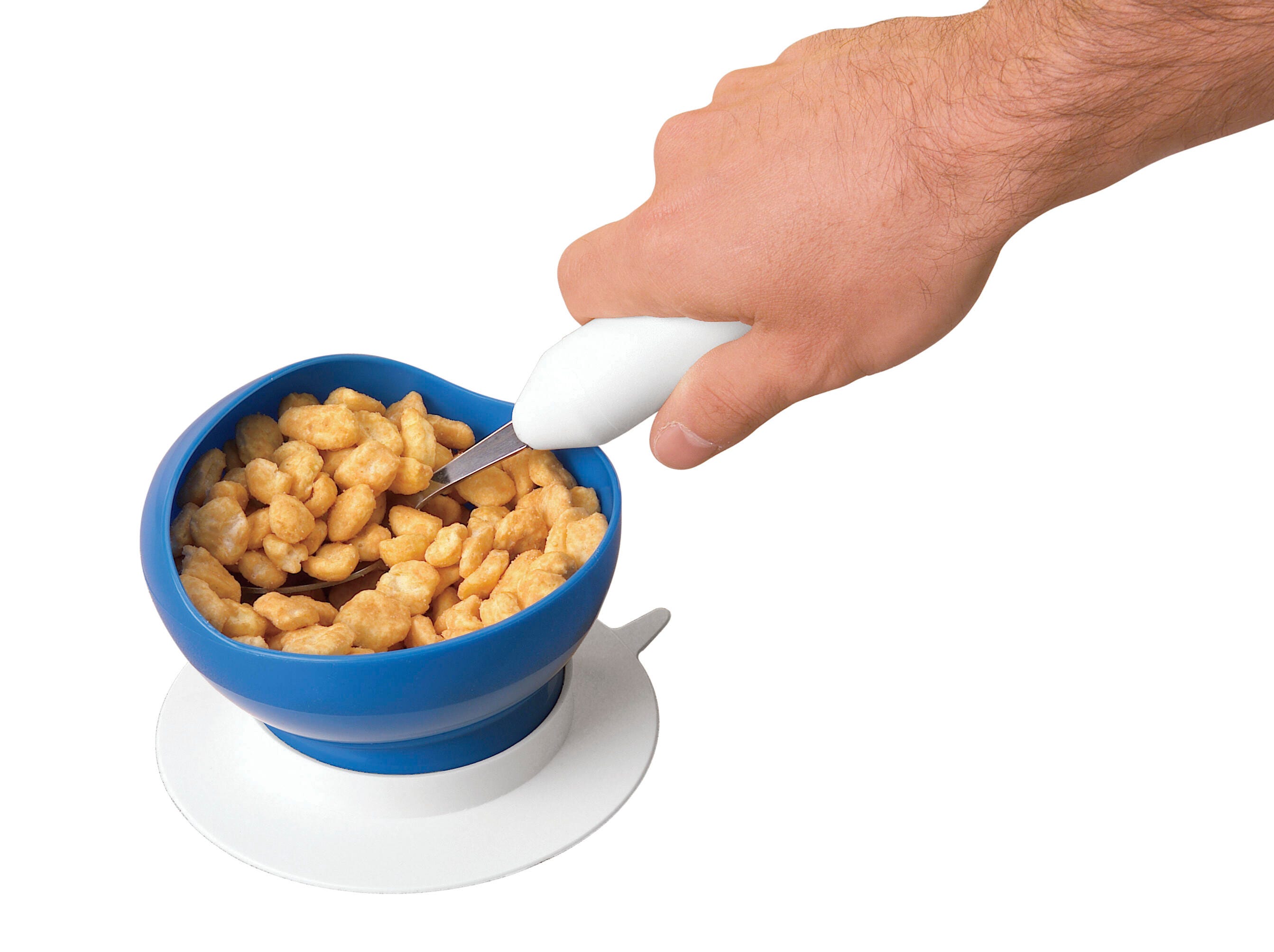 SCOOP BOWL WITH SUCTION CUP BASE